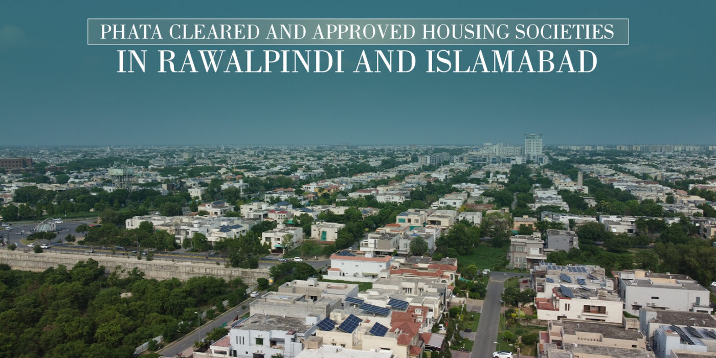 PHATA cleared housing societies in Rawalpindi Islamabad