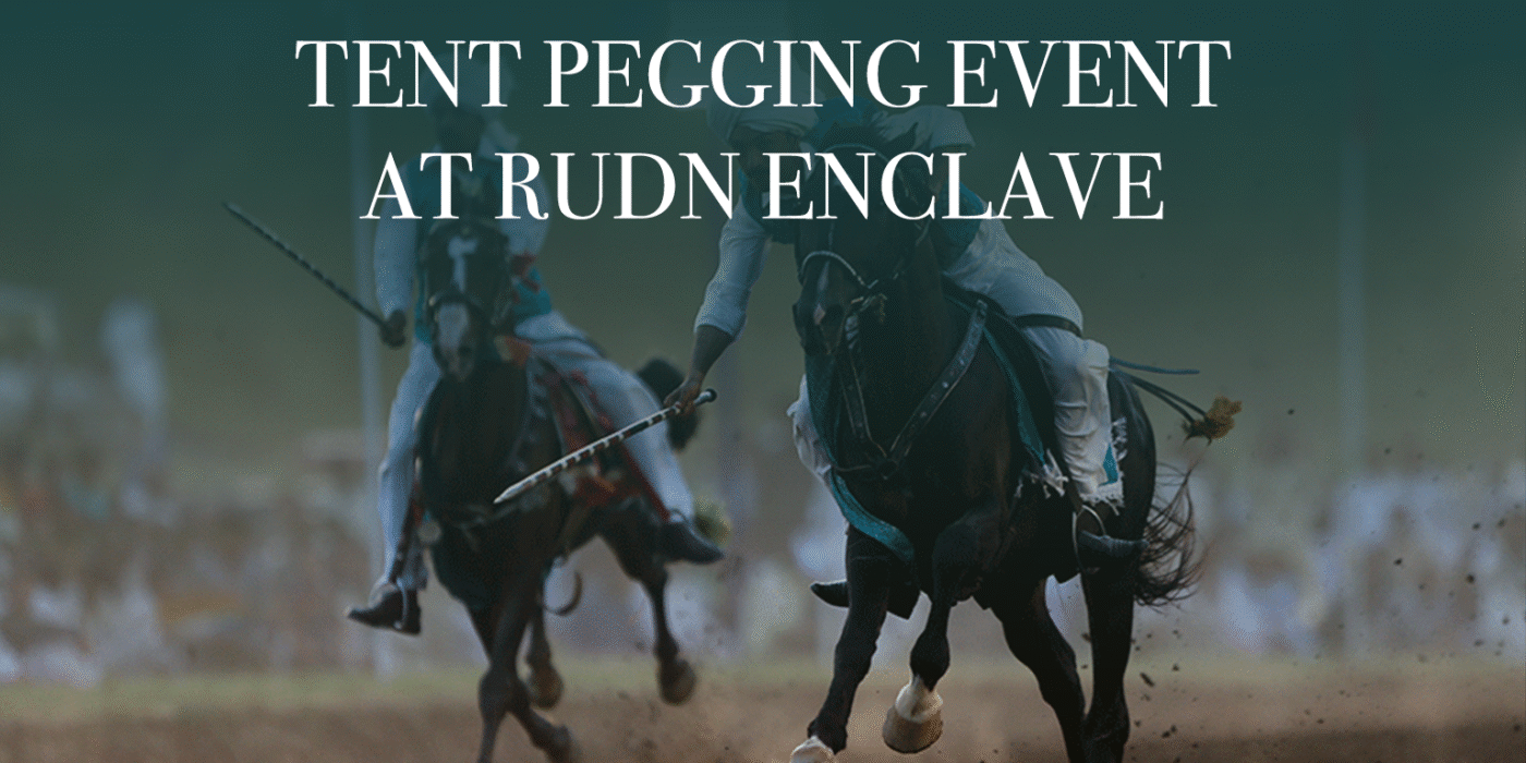 Tent Pegging Event At RUDN Enclave