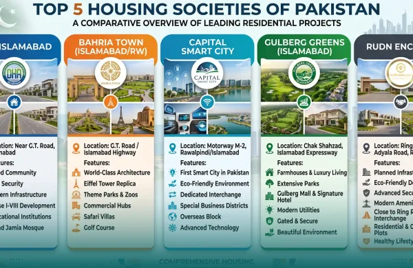 Top 10 Housing Societies in Pakistan 2024